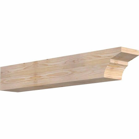 Ekena Millwork Monterey Smooth Rafter Tail, Douglas Fir, 5 1/2"W x 6"H x 36"L RFT06X06X36MON00SDF